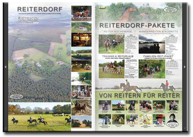 Reiturlaub im Reiterdorf digitaler Katalog